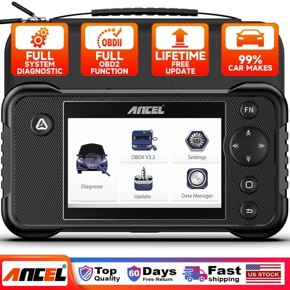 ANCEL FX3300 Elite Full System OBD2 Scanner Car Diagnostic Scan Tool, Check Engine Transmission SRS ABS Code Reader Automotive Diagnostic Scanner, Lifetime Free Update