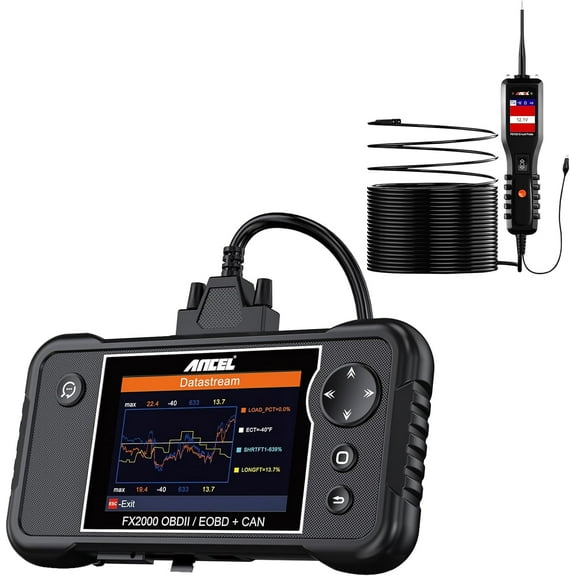 ANCEL PB100 12v Power Circuit Probe with FX2000 Automotive ABS SRS Transmission Diagnostic Scan Tool