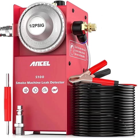 ANCEL S100 Automotive Smoke Leak Detector EVAP 12V Car Pipe System Vacuum Smoke Tester Diagnostic Tool