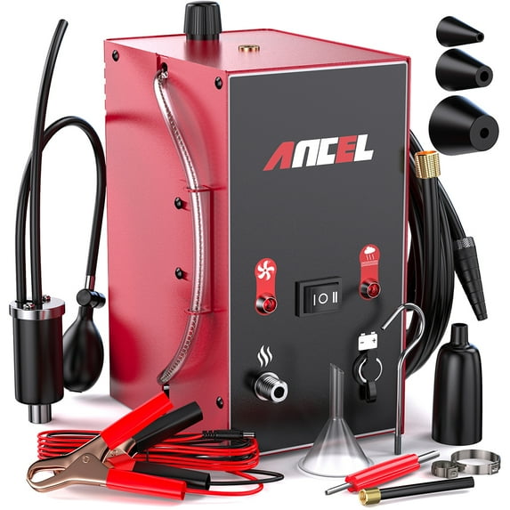 ANCEL S160 Automotive Smoke Machine with Built-in Air Pump Professional Leak Detector EVAP Vacuum Diagnostic Tester for Leaks Test in Vacuum,Pipeline Fuel, EVAP and All Cars System for All Vehicles