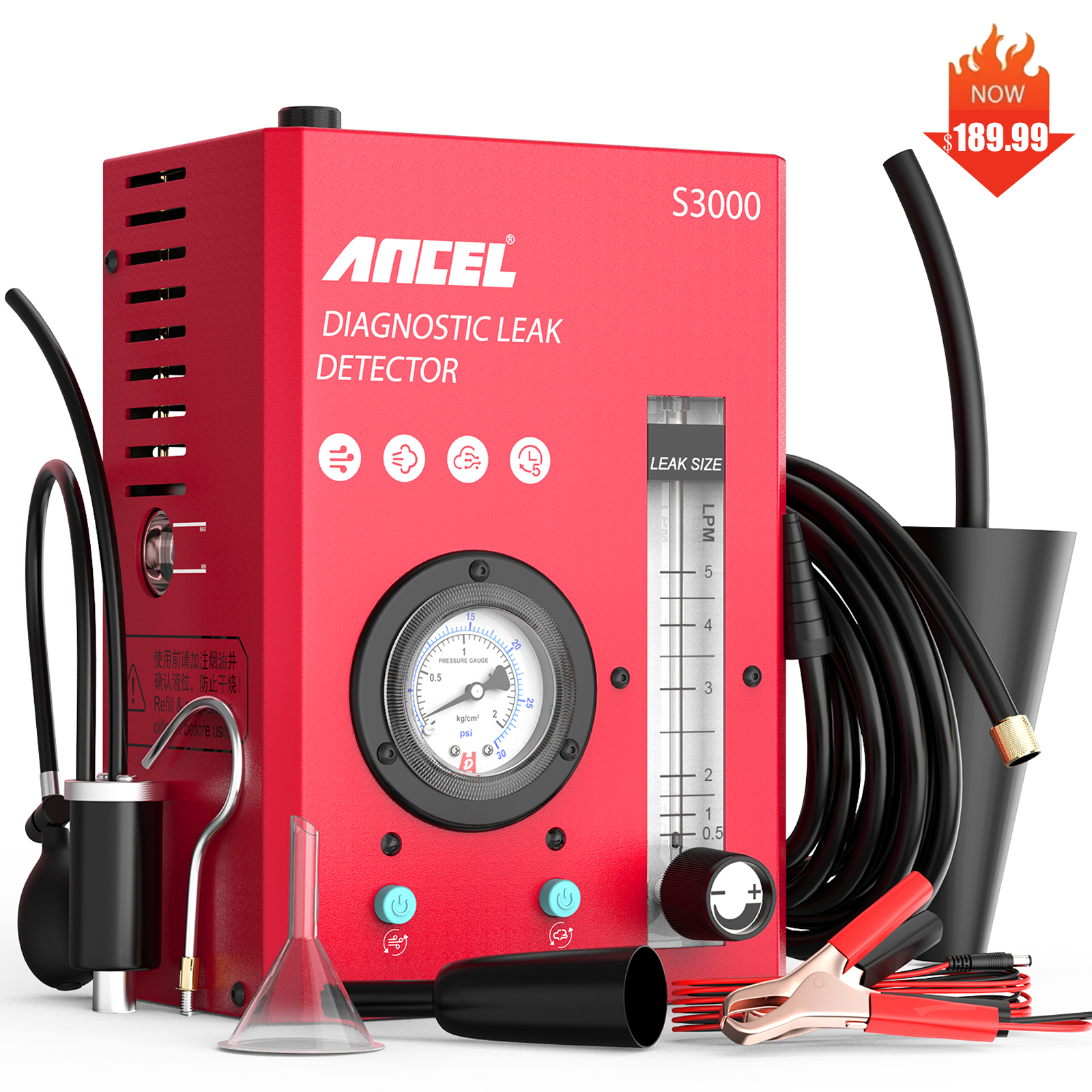 Tammyyerke Water Tank Leak Detect Tool Car Cooling Radiator Pressure