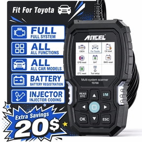 ANCEL TD700 Full System OBD2 Scanner Code Reader with ABS SAS TPMS DPF BMS Oil Reset Car Diagnostic Tool fit for Toyota