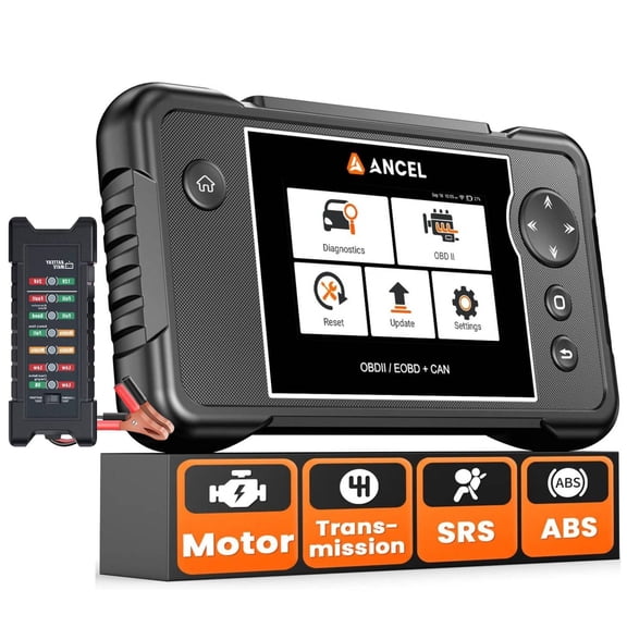 ANCEL Upgrade Full  OBD2 Scanner Car Diagnostic Tool& BM410 Battery Tester