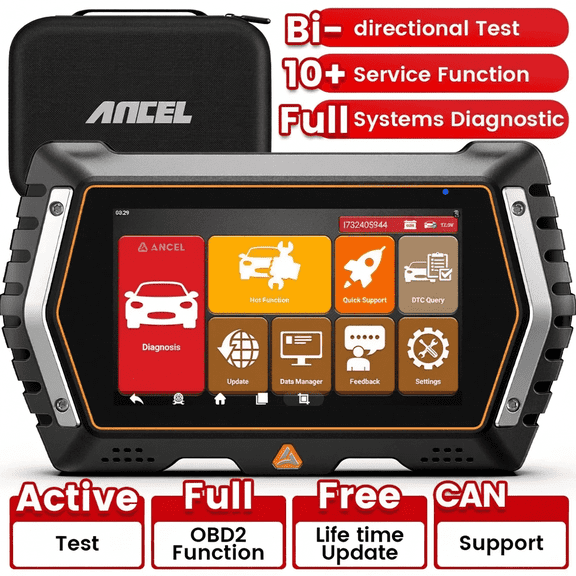 ANCEL V3 PRO Bi-directional OBD2 Scanner Car Diagnostic Tool with 10 Resets, ABS EPB TPMS Oil Reset, Active Test, CAN Protocol Support, All System Scan Tool Car Code Reader, Lifetime Free Update