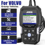 ANCEL VOD700 OBD2 Scanner Fits for Volvo All System Diagnostic Scan Tool Full Function Car Code Reader, ABS Bleeding Injector Oil ETC SRL BMS EPB TPMS Reset Tool