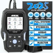 ANCEL VOD700 OBD2 Scanner for Volvo Vehicles Scan Full Systems Oil BMS EPB Reset ABS Bleeding Maintenance Service Car Code Reader Volvo Automotive Diagnostic Tool OBD Scanner Full OBDII Functions