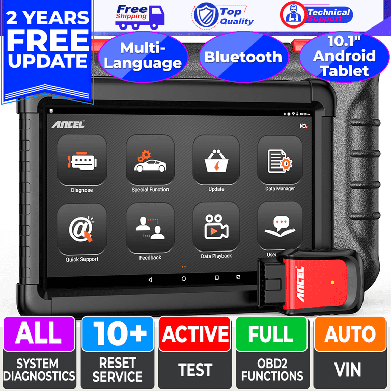 ANCEL X6 OBD2 Scanner Bluetooth Automotive Diagnostic Tool