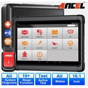 ANCEL X6 Wireless Bidirectional OBD2 Scanner, Full System Automotive Diagnostic Scan Tool 10 Inch Tablet with 10 Reset Services, 2 Years Free Update