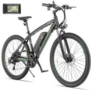 ANCHEER 500W Electric Bike for Adults 27.5" Electric Mountain Bike 3 Hours Fast Charge, Ebike for Adults with 48V 10.4Ah Removable Battery, Electric Bicycles LCD Display UL2849