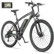 دراجة كهربائية ANCHEER 500W للبالغين 27.5 دراجة جبلية كهربائية 3 ساعات شحن سريع ، Ebike للبالغين مع بطارية قابلة للإزالة 48V 10.4Ah ، دراجات كهربائية LCD عرض UL2849