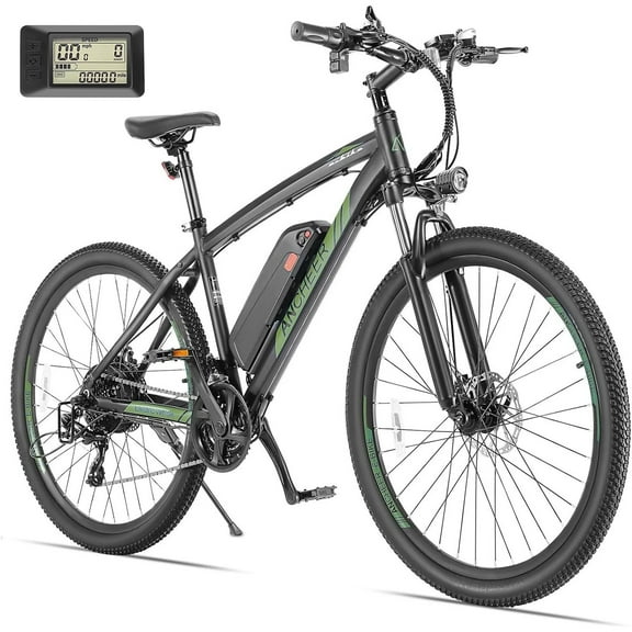 ANCHEER 500W Electric Bike for Adults 27.5" Electric Mountain Bike 3 Hours Fast Charge, Ebike for Adults with 48V 10.4Ah Removable Battery, Electric Bicycles LCD Display UL2849