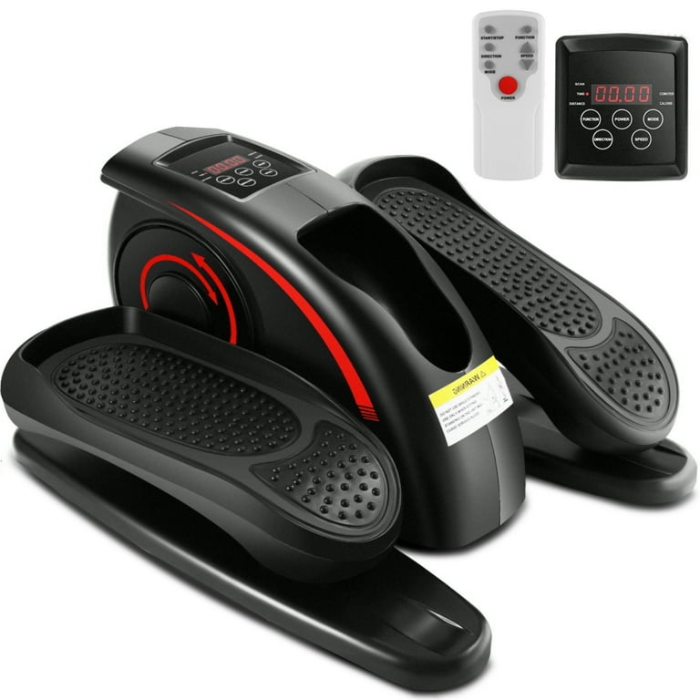 Funmily Under Desk Elliptical Machine Compact Portable Foot Pedal