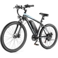 thumbnail image 1 of ANCHEER Electric Bike for Adults ,26" 500W Electric Mountain Bike, Commuter Ebike with 48V 7.8Ah Battery UL2849 Certified, Max 19.8Mph，Lockable Suspension Fork, 7-Speed Ebikes, 1 of 8