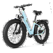 ANCHEER Electric Bike for Adults, 750W Ebike, 28MPH 60Miles Electric Mountain Bike, 26" Fat Tire Electric Bicycle with 48V 15AH Battery, Rear Rack, Lockable Suspension Fork,7 Speed, UL2849