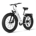 thumbnail image 1 of ANCHEER Electric Bike for Adults, 750W Ebike, 28MPH 60Miles Electric Mountain Bike, 26" Fat Tire Electric Bicycle with 48V 15AH Battery, Rear Rack, Lockable Suspension Fork,7 Speed, UL2849, 1 of 11