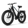 thumbnail image 1 of ANCHEER Electric Bike for Adults Peak 1000W Electric Bicycle 48V 15AH Battery Electric Bike 26" x 4.0" Fat Tire Mountain 28MPH 7 Speed Gears Electric Bike, Rear Rack,UL2849, 1 of 11