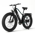 thumbnail image 1 of ANCHEER Electric Bike for Adults Peak 1000W Electric Bicycle 48V 15AH Battery Electric Bike 26" x 4.0" Fat Tire Mountain 28MPH 7 Speed Gears Electric Bike, Rear Rack,UL2849, 1 of 12
