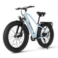 thumbnail image 1 of ANCHEER Electric Bike for Adults Peak 1000W Electric Bicycle 48V 15AH Battery Electric Bike 26" x 4.0" Fat Tire Mountain 28MPH 7 Speed Gears Electric Bike, Rear Rack,UL2849, 1 of 11