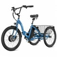 thumbnail image 1 of ANCHEER Electric Tricycle for Adults,24" Folding Electric Trike,3 Wheels Electric Bicycle Bikes,350W Step-Thru Etrike with 48V/499Wh Removable Battery,15.5MPH & 55Miles Electric Bike UL2849, 1 of 13