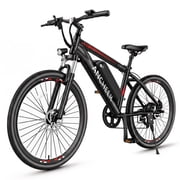 ANCHEER Gladiator 500W 26" Electric Bike for Adults, Electric Mountain Bike with 1.95 Inch eMTB Tire, 48V 10.4Ah Battery, 7 Speed Front Suspension Adults Electric Bicycle UL2849 Certified