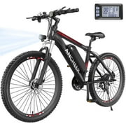 ANCHEER Gladiator 500W 26" Electric Bike for Adults, Electric Mountain Bike with 2.1 Inch eMTB Tire, 48V 10.4Ah Battery, 3H Fast Charge, Shimano 21 Speed, Adults Electric Bicycle UL2849