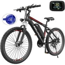 ANCHEER Gladiator 500W 26" Electric Bike for Adults, Electric Mountain Bike with 2.1” eMTB Tire, 48V 10.4Ah Battery, 3H Fast Charge, Shimano 21 Speed, Adults Electric Bicycle UL2849