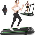 ANCHEER Treadmills with Incline, Under Desk Treadmill/2s Folding