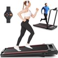 ANCHEER Treadmills with Incline, Under Desk Treadmill/2s Folding