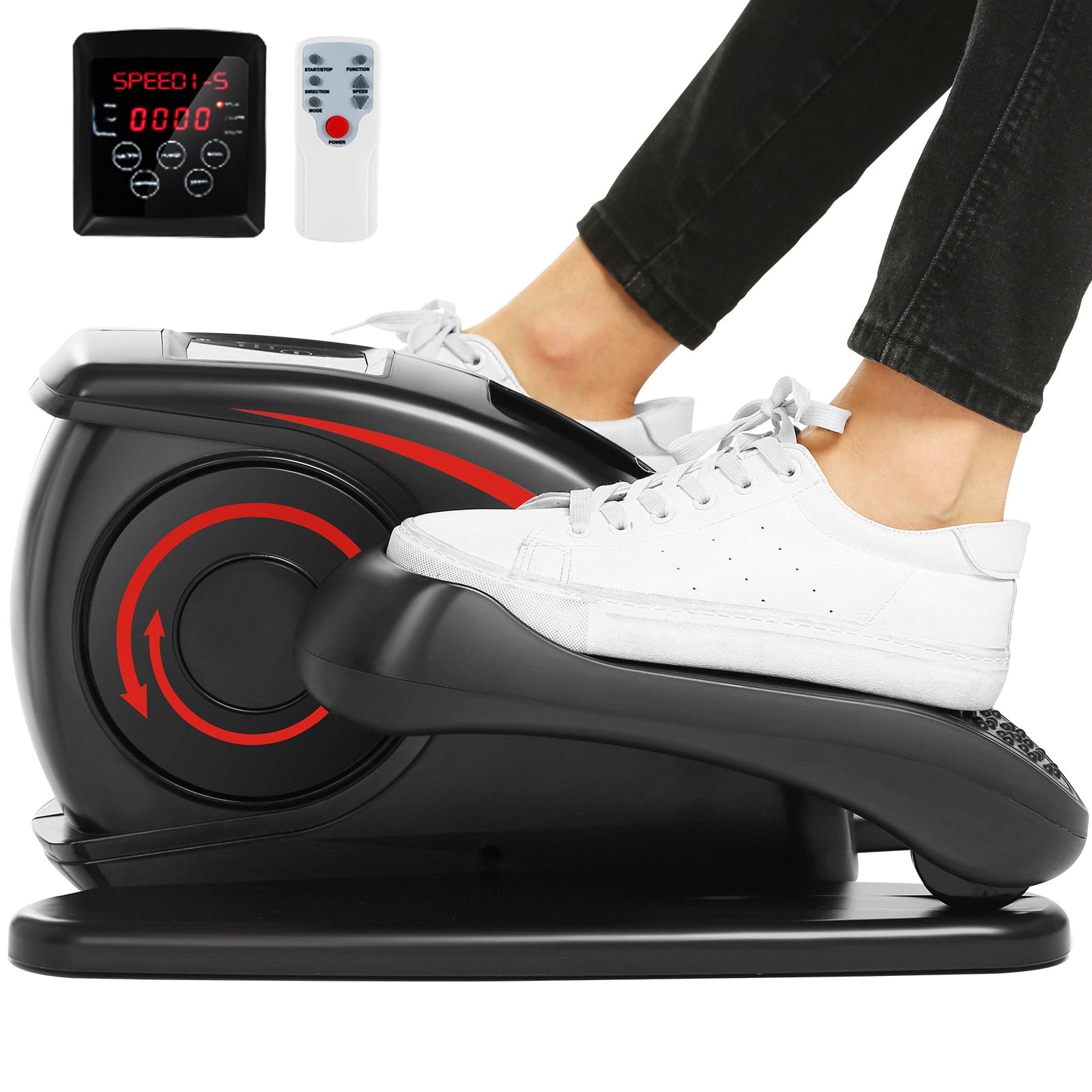ANCHEER Under Desk Elliptical, Electric Pedal Exer