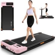 ANCHEER Walking Pad Treadmill with Remote Control,Under Desk Treadmill for Home&Office, Speed Range 0.6~4mph, 300 lbs Weight Capacity
