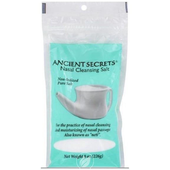 ANCIENT SECRETS Nasal Cleansing Salt Bag 8 OUNCE,