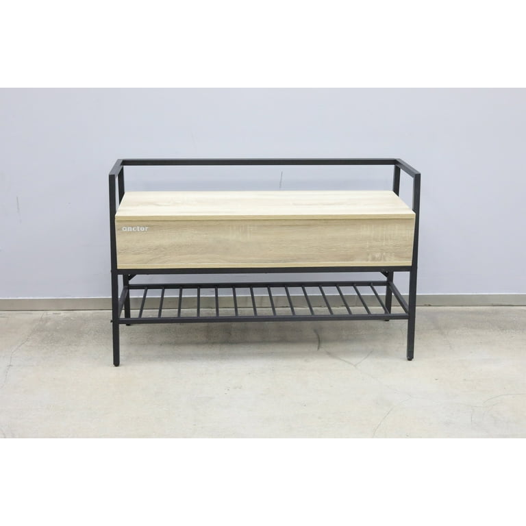 Metal Shelf, Entryway Storage, 2-tier Shoe Rack, Outdoor Shoe Rack