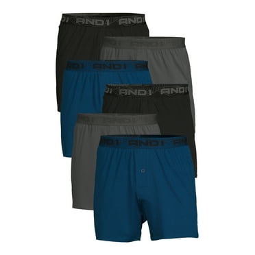 AND 1 Men's Knit Boxers, 6-Pack, Sizes S-3XL