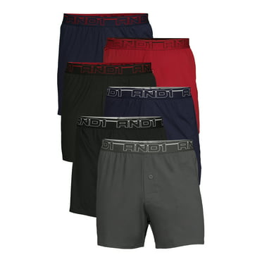 Gildan Adult Men's Short Leg Boxer Briefs, 5-Pack, Sizes S-2XL, 3 ...