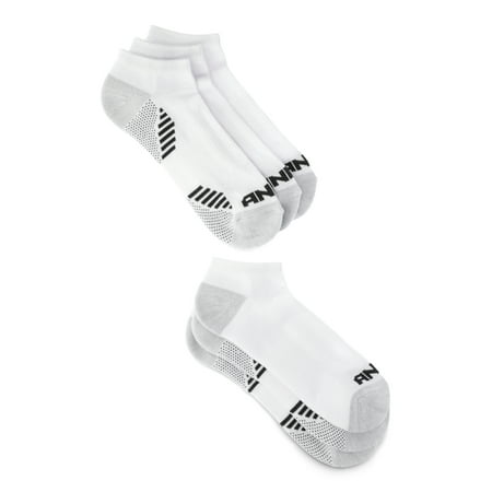 AND-1 Men's Pro Platinum Low Cut Socks, 6-Pack