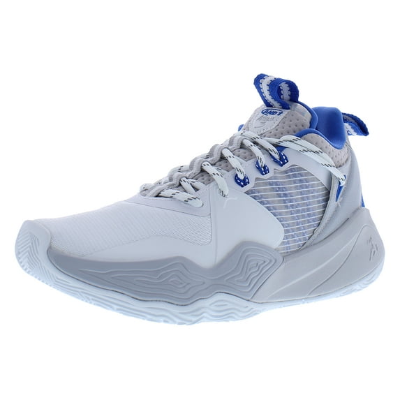 AND1 Attack 3.0 PS Boys Shoes Size 2, Color: White/Gray