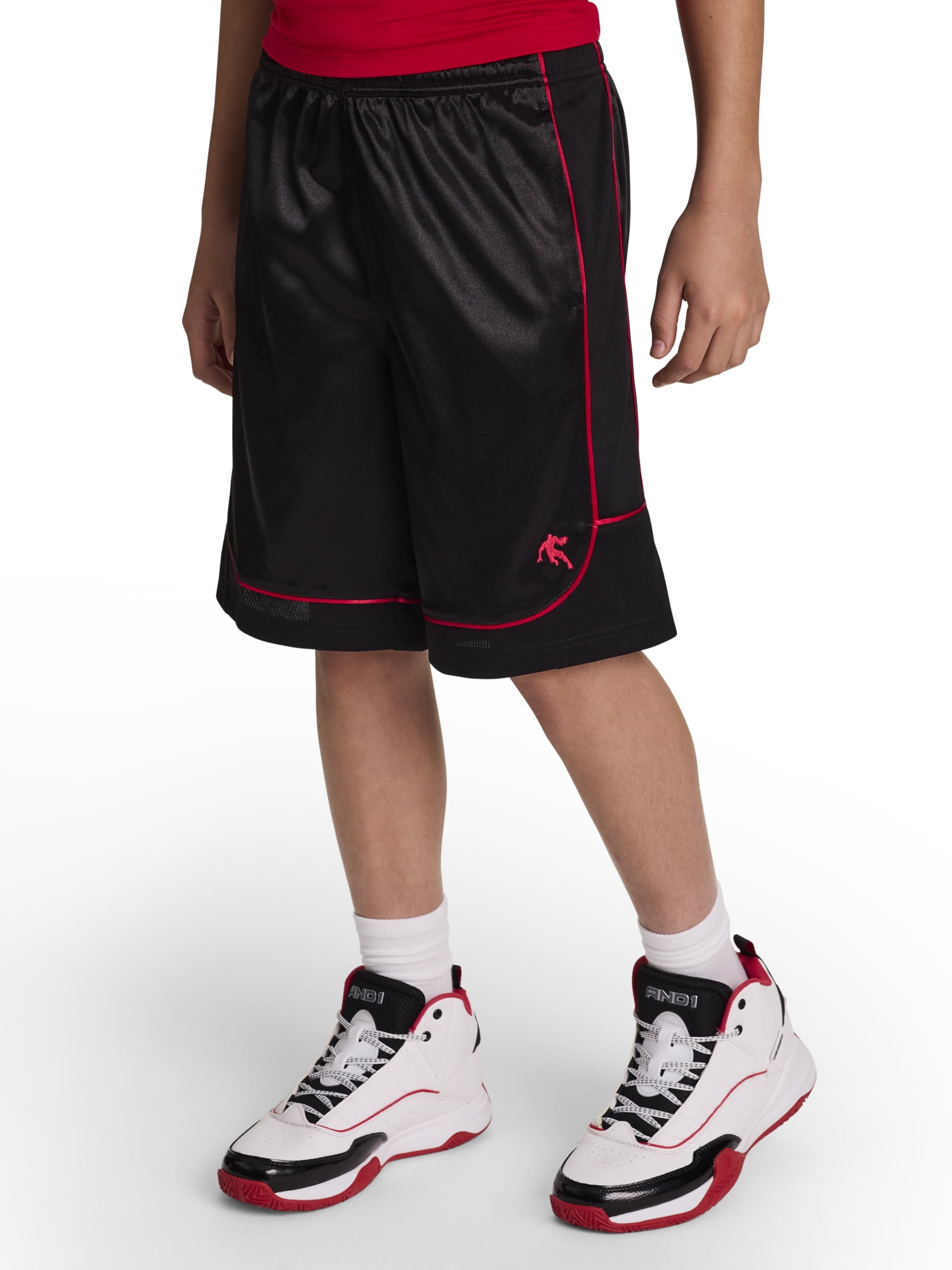 AND1 Boy's All Court Basketball Athletic Shorts, Sizes 4-18