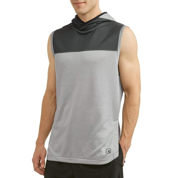 AND1 Big Men's French Terry Sleeveless Hoodie