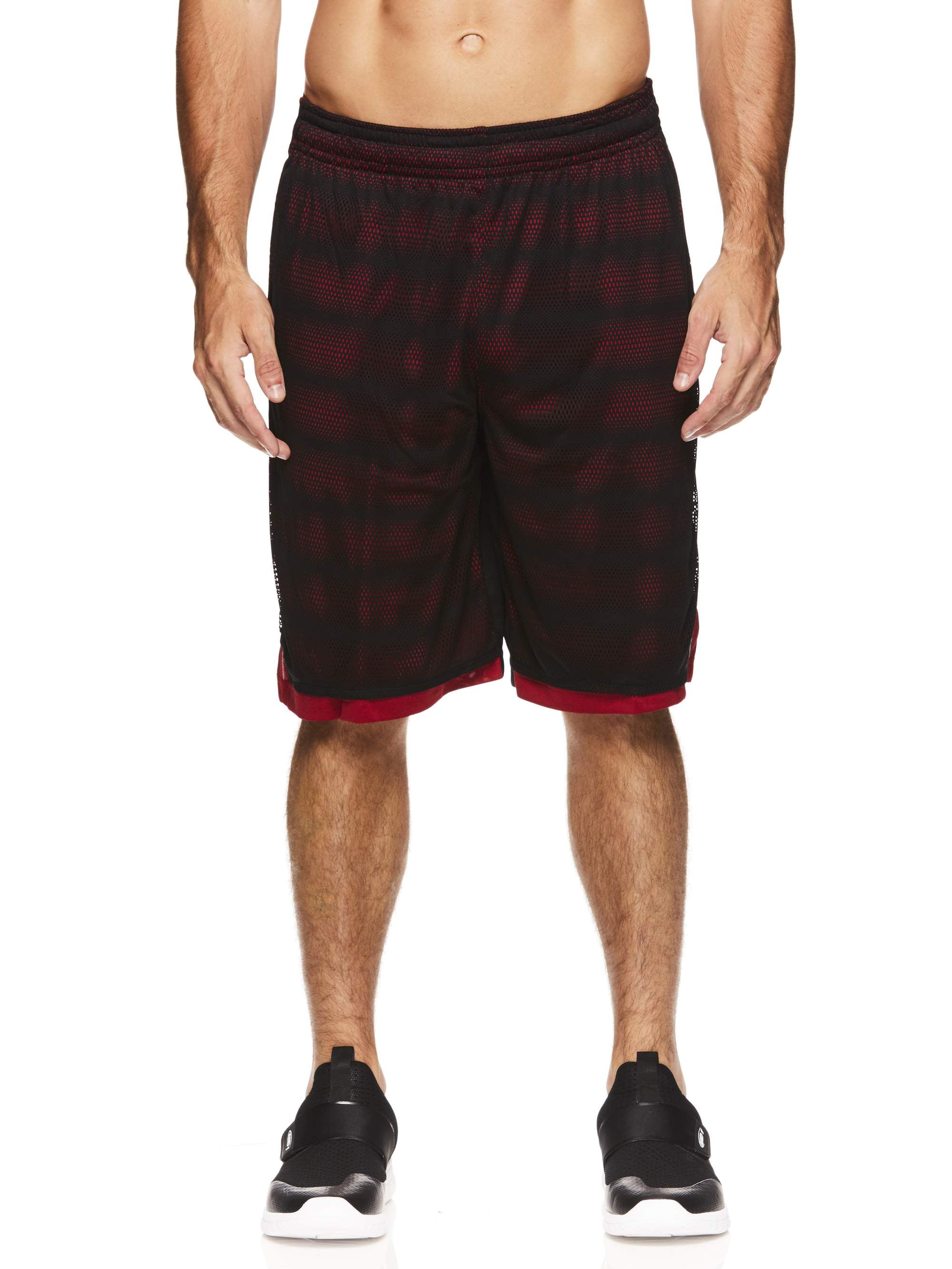 AND1 Big Men's Knit Polyester Mesh Basketball Shorts