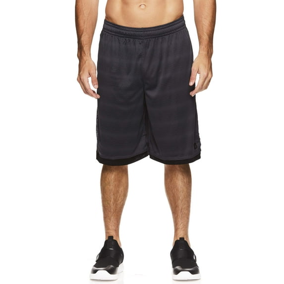 AND1 Big Men's Knit Polyester Mesh Basketball Shorts