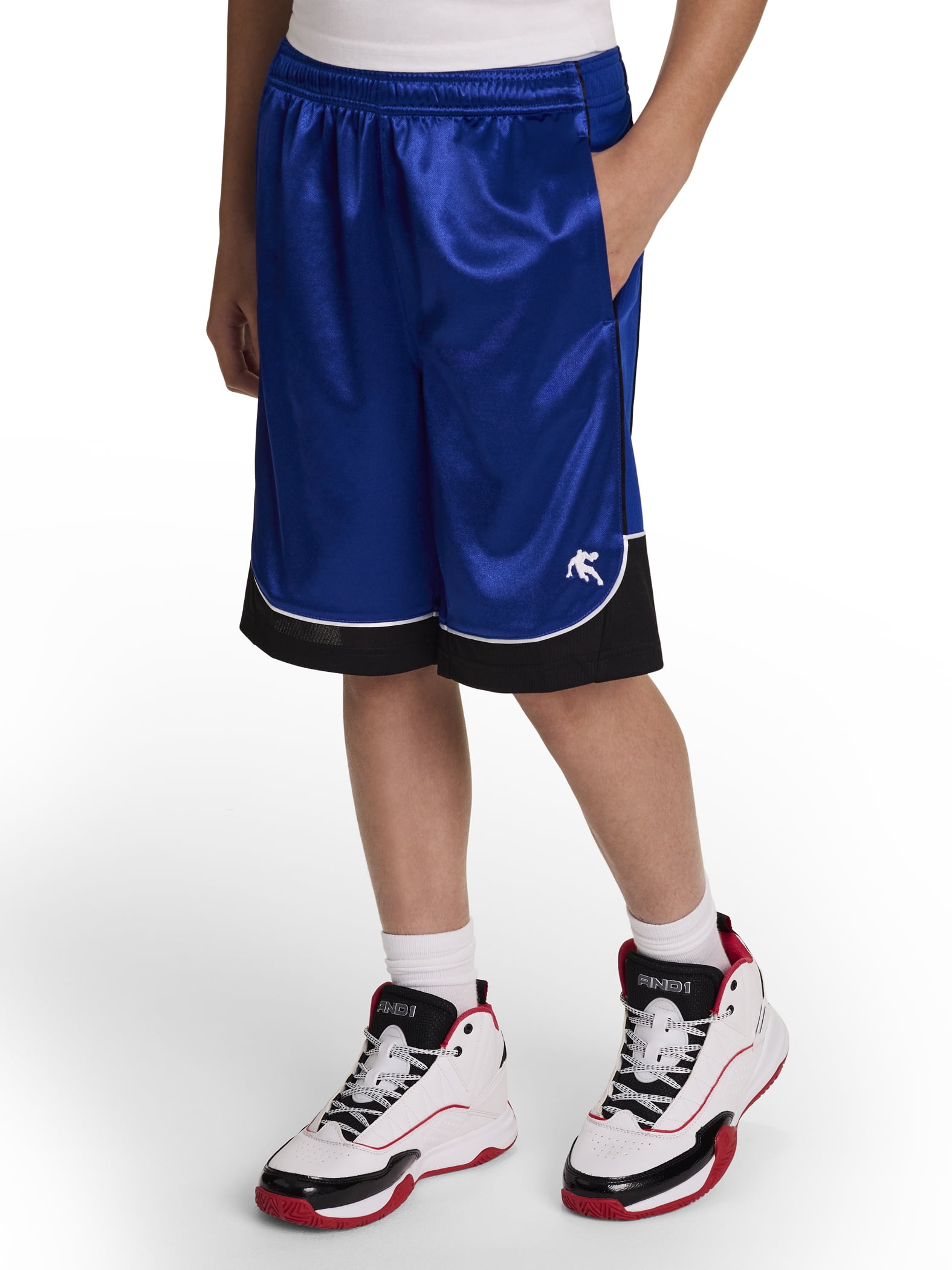 AND1 Boy's All Court Basketball Athletic Shorts, Sizes 4-18