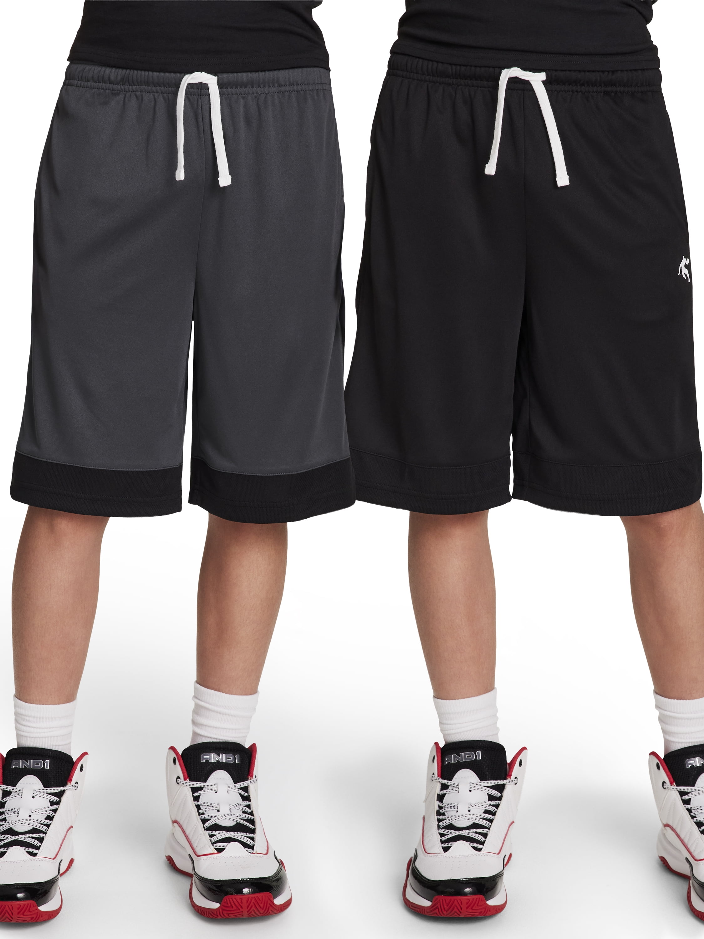AND1 Boy's Athletic 2-Pack Basketball Short, Sizes 4-18