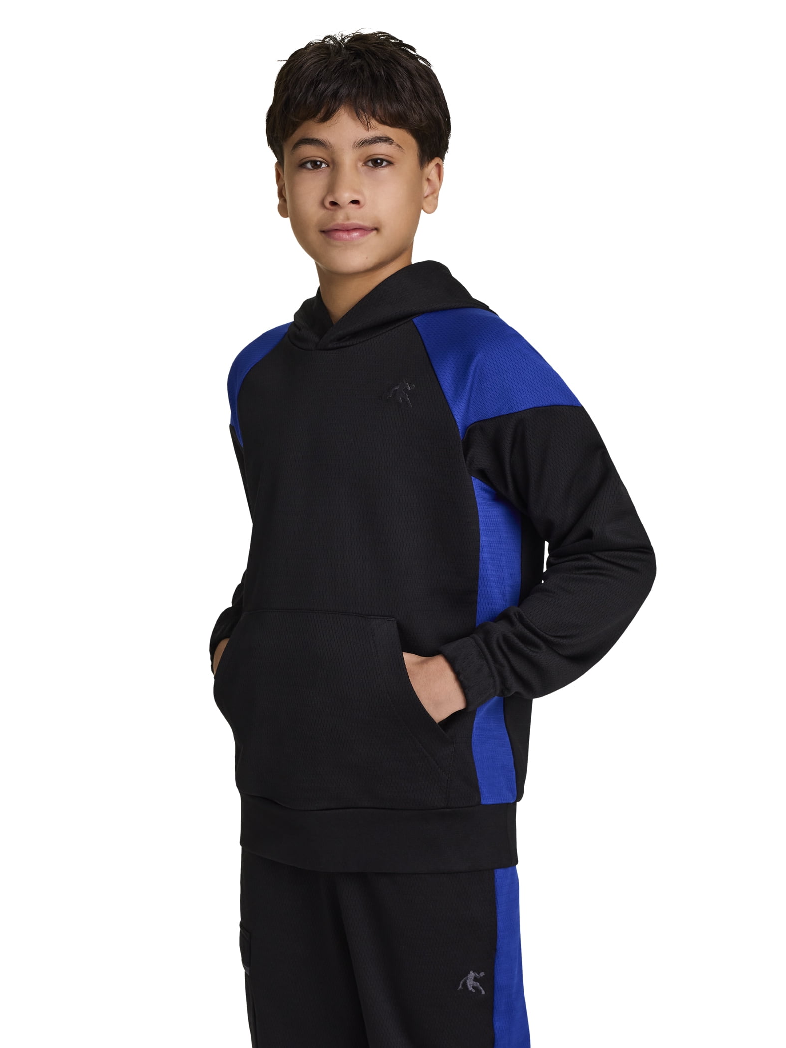 AND1 Boy's Athletic Back Court Pullover Fleece Hoodie, Sizes 4-18