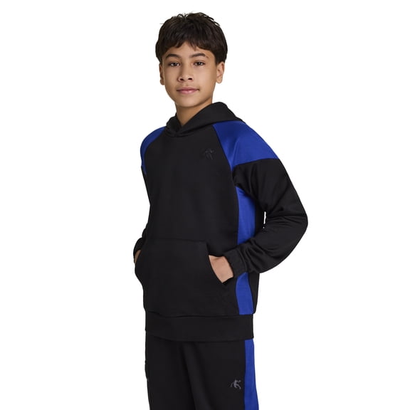 AND1 Boy's Athletic Back Court Pullover Fleece Hoodie, Sizes 4-18
