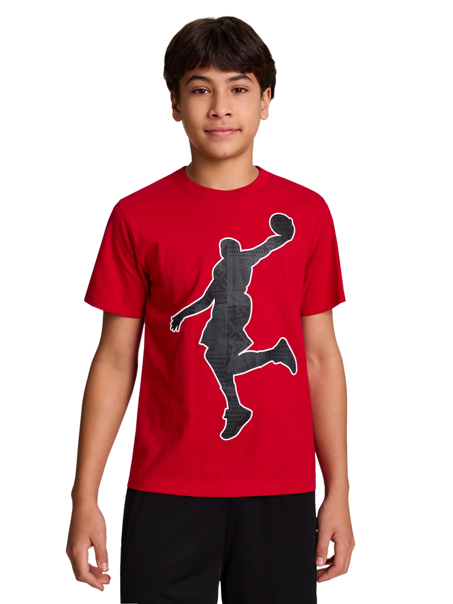 AND1 Boy’s Short Sleeve Graphic T-Shirt, Sizes 4-18