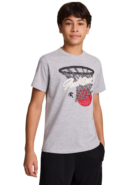 Boy’s Short Sleeve Graphic T-Shirt, Sizes 4-18