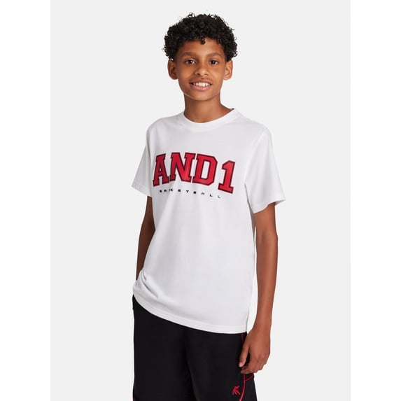 AND1 Boy's Athletic Graphic T-Shirt, Sizes 4-18