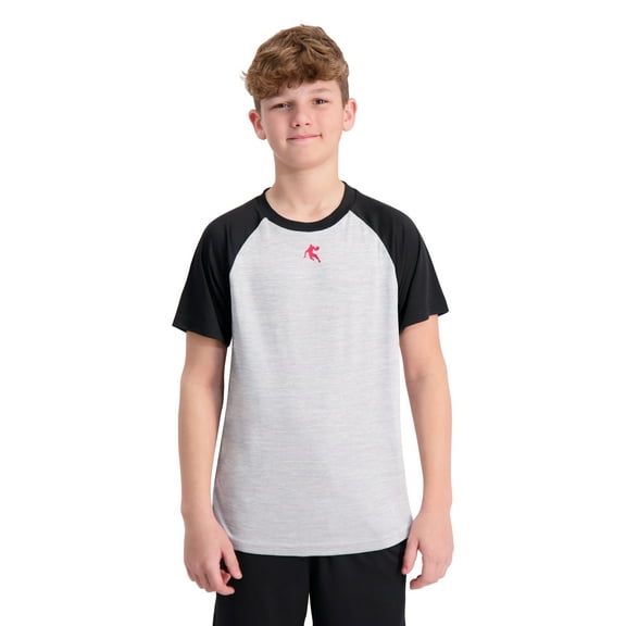 AND1 Boy's Athletic Performance Short Sleeve T-Shirt, Sizes 4-18