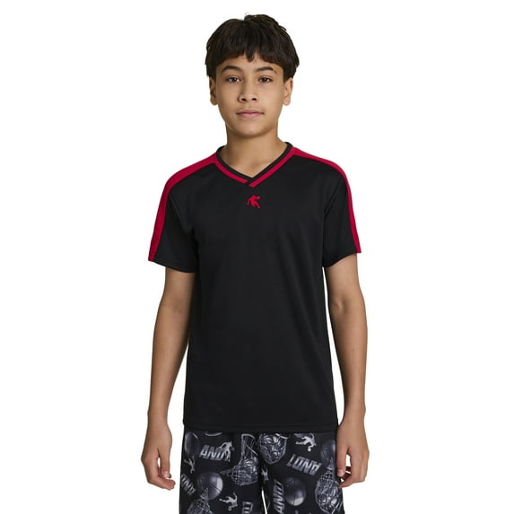 AND1 Boy's Athletic Motion Performance Short Sleeve T-Shirt, Sizes 4-18