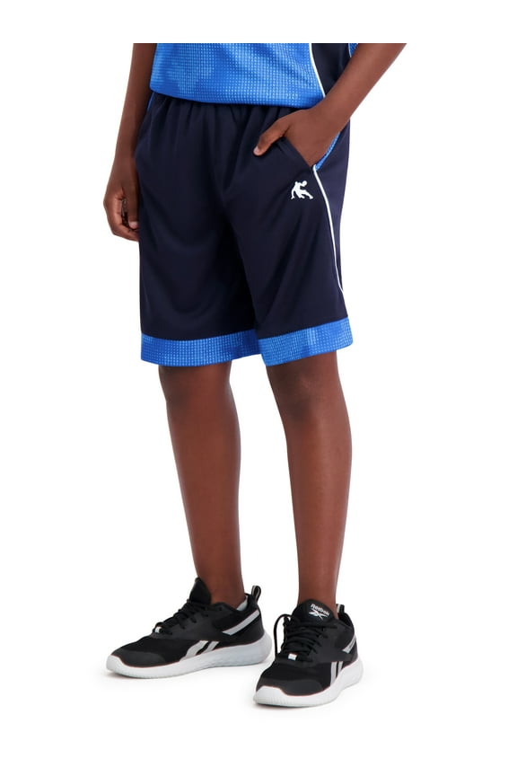 Boy's Athletic Pull-On Baseline Basketball Short, Sizes 4-18